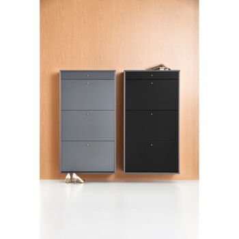 Sivá výklopná skrinka na topánky Mistral - Hammel Furniture - Image 4
