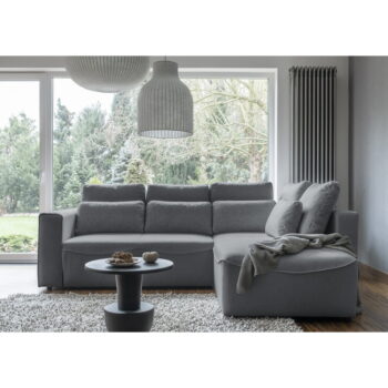 Sivá rozkladacia rohová pohovka (variabilná) Homely Tommy – Miuform – Obrázok 5