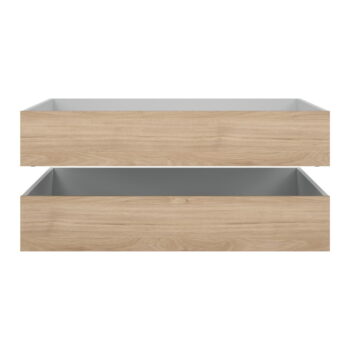 Zásuvky pod posteľ v prírodnej farbe v súprave 2 ks 90x190/140x190 cm Naia – Tvilum – Obrázok 4
