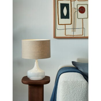 Béžová stolová lampa s textilným tienidlom (výška  46 cm) Reykjavik – it's about RoMi - Image 8