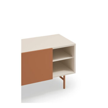 TV stolík v béžovo-tehlovej farbe 180x56 cm Nube – Teulat - Image 8