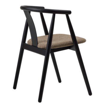 Čierna/béžová jedálenská stolička Relate – Unique Furniture – Obrázok 4