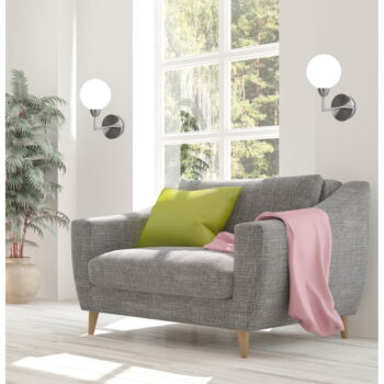Nástenné svietidlo v striebornej farbe Logos - Candellux Lighting - Image 2