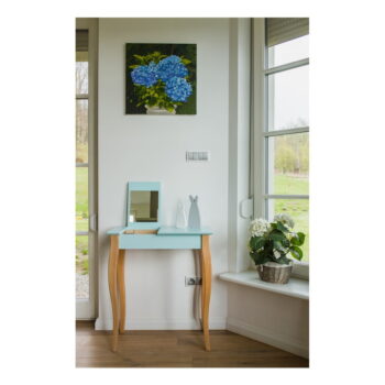 Svetlosivý toaletný stolík so zrkadlom Ragaba Dressing Table, dĺžka 85 cm - Image 9