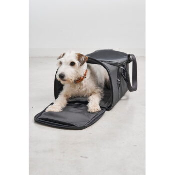 Prepravná taška pre psa 28x55 cm Volata Asphalt S/M – MiaCara - Image 3