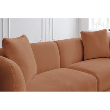 Oranžová pohovka 230 cm Bourbon - Bobochic Paris - Image 10