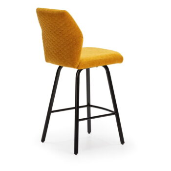 Barové stoličky v horčicovohnedej farbe v súprave 4 ks 65 cm Bei - Marckeric – Obrázok 3