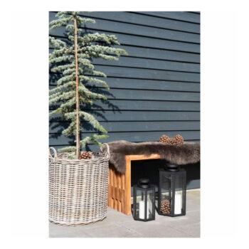 Záhradná lavica z tíkového dreva House Nordic Benidorm, 90 x 30 cm – Obrázok 6