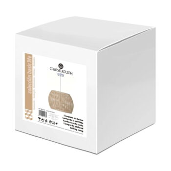 Ratanové stropné svietidlo v prírodnej farbe s ratanovým tienidlom ø 35 cm Natural Way – Casa Selección - Image 4