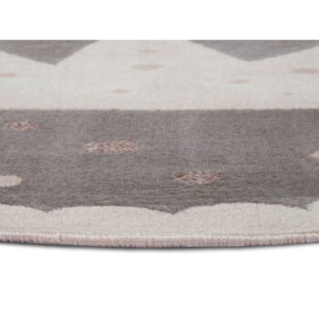Sivý detský koberec ø 100 cm Crown – Hanse Home - Image 3