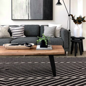 Čierno-biely koberec 200x290 cm Muse – Asiatic Carpets - Image 2