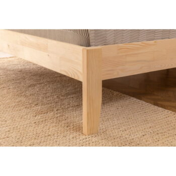 Jednolôžková posteľ zo smrekového dreva s roštom v prírodnej farbe 90x200 cm Venus – Kalune Design - Image 5
