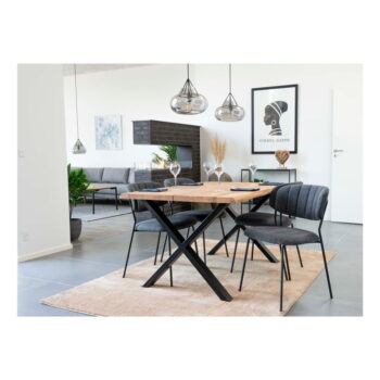 Jedálenský stôl s doskou z masívneho duba House Nordic Toulon, 140 x 95 cm – Obrázok 5