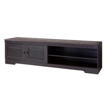 Hnedý TV stolík z borovicového dreva 45x44 cm Cubrix – Støraa