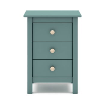 Detský nočný stolík z borovicového dreva v petrolejovomodrej farbe Max - Marckeric – Obrázok 4