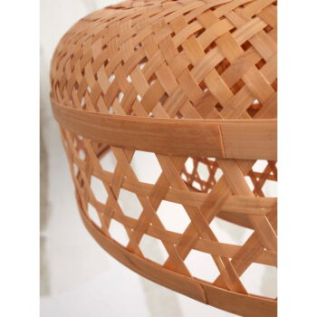 Závesné svietidlo bambusovým tienidlom v prírodnej farbe ø 60 cm Ubud – Good&Mojo - Image 10