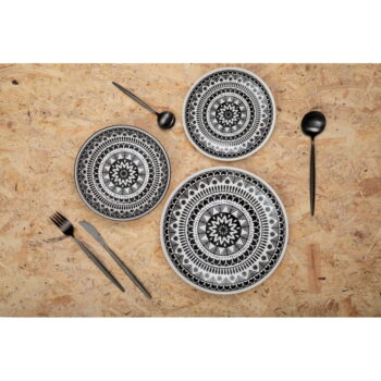 Čierny antikoro príbor 16 ks Modern retro – Premier Housewares - Image 8