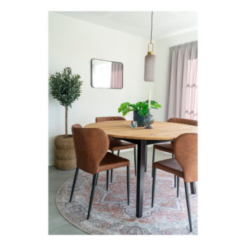 Okrúhly jedálenský stôl z dubového dreva ø 140 cm Marseille – House Nordic - Image 4