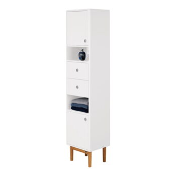 Biela vysoká/závesná kúpeľňová skrinka 40x158 cm Color Bath – Tom Tailor - Image 8