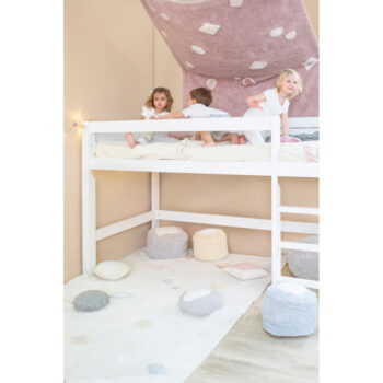 Ružový prateľný ručne tkaný bavlnený detský koberec 140x200 cm Noah – Lorena Canals – Obrázok 2