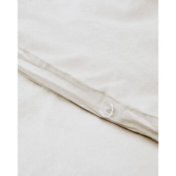 Krémové predĺžené obliečky na dvojlôžko z bavlneného perkálu 240x220 cm Sifinia – Kave Home – Obrázok 4