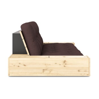 Tmavohnedá rozkladacia pohovka 244 cm Base – Karup Design – Obrázok 3