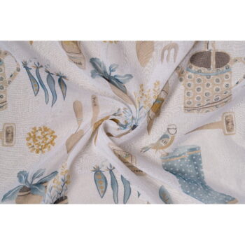 Krémovobiela záclona 125x50 cm Frutta – Mendola Fabrics - Image 3