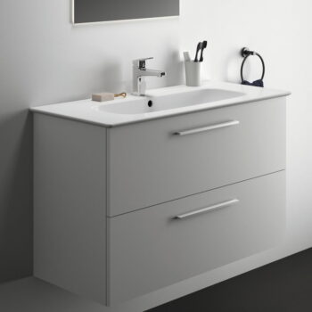 Biela závesná skrinka pod umývadlo 100x63 cm i.Life A – Ideal Standard - Image 3