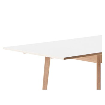 Rozkladací jedálenský stôl s bielou doskou Hammel Single 180 x 90 cm - Image 4