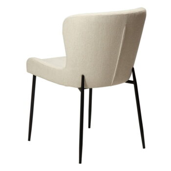 Krémovobiela jedálenská stolička Glam – DAN-FORM Denmark - Image 6