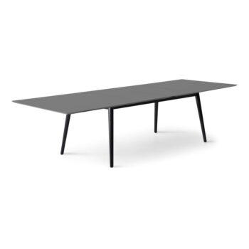 Čierno-antracitový rozkladací jedálenský stôl 100x210 cm Meza – Hammel Furniture - Image 2