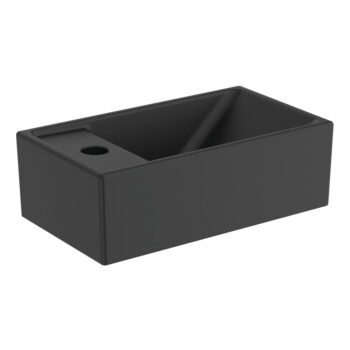 Matne čierne keramické umývadlo 37x21 cm i.Life S – Ideal Standard - Image 2