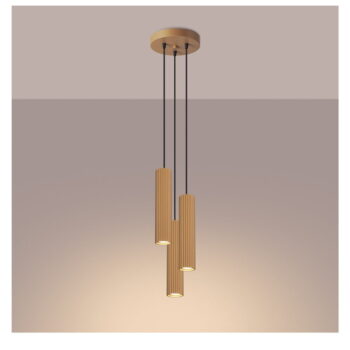 Závesné svietidlo v zlatej farbe ø 19,5 cm Gleam – Nice Lamps - Image 4