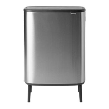 Dotykový oceľový odpadkový kôš v matne striebornej farbe 60 l Bo Touch Bin Hi – Brabantia - Image 5
