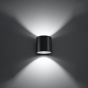 Tmavosivé nástenné svietidlo ø 10 cm Roda – Nice Lamps - Image 4