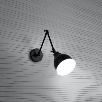 Čierne nástenné svietidlo Matilda Shade - Nice Lamps - Image 3