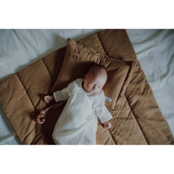 Hnedá bavlnená detská deka 100x135 cm - Malomi Kids – Obrázok 2