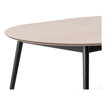 Okrúhly rozkladací jedálenský stôl s doskou v dubovom dekore ø 135 cm Meza – Hammel Furniture – Obrázok 4