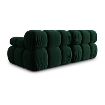 Zelená zamatová pohovka 188 cm Bellis – Micadoni Home - Image 3