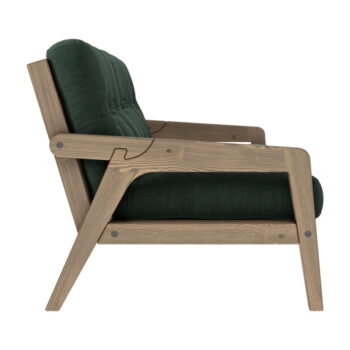 Zelená menčestrová rozkladacia pohovka 204 cm Grab - Karup Design - Image 6