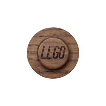 Súprava 3 nástenných háčikov z tmavo moreného dubového dreva LEGO® Wood - Image 6