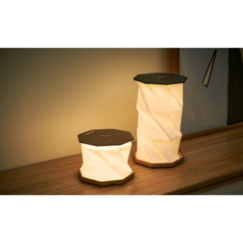 Čierna LED stolová lampa (výška  18 cm) Twist Hexagon – Gingko – Obrázok 5