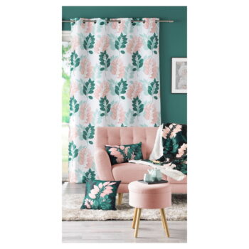 Bielo-zelený záves 140x280 cm Belline – douceur d'intérieur - Image 3