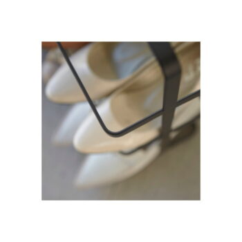 Čierny kovový stojan na topánky Tower Shoe Rack – YAMAZAKI – Obrázok 4
