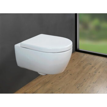 Záchodová doska s automatickým zatváraním 35,5 x 46 cm Exclusive No. 9 – Wenko – Obrázok 2