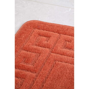 Oranžové WC kúpeľňové predložky v súprave 2 ks Ethnic - Foutastic - Image 2