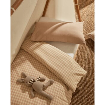 Bavlnené detské obliečky na jednolôžko s plachtou 110x180 cm Yanil – Kave Home – Obrázok 3