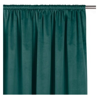 Zamatový dimout záves v petrolejovej farbe 530x250 cm Velto – Filumi – Obrázok 9