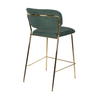 Tmavozelené barové stoličky v súprave 2 ks 89 cm Jolien – White Label – Obrázok 10