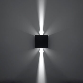Čierne LED nástenné svietidlo Pinio – Nice Lamps - Image 10